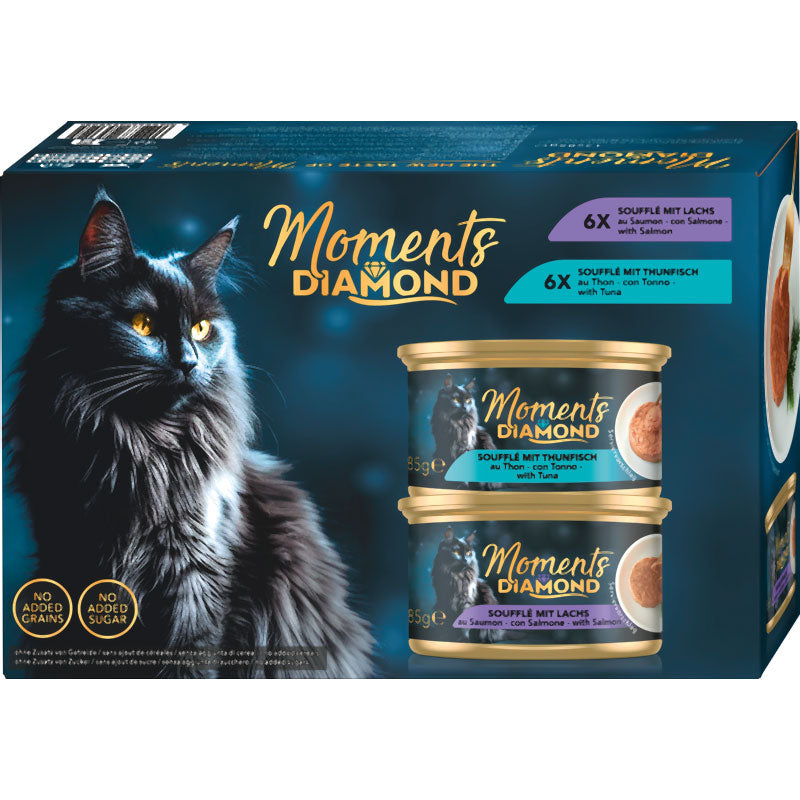 Menuboks Diamond dåse laks, tun 12x85g