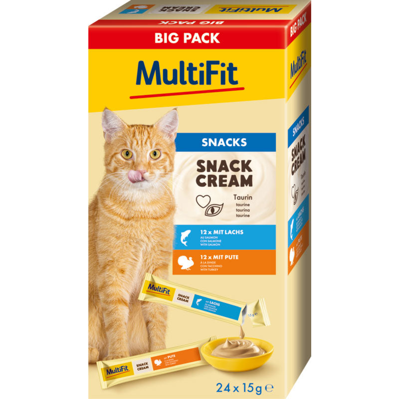 Snack Cream laks,kalkun 24x15 g