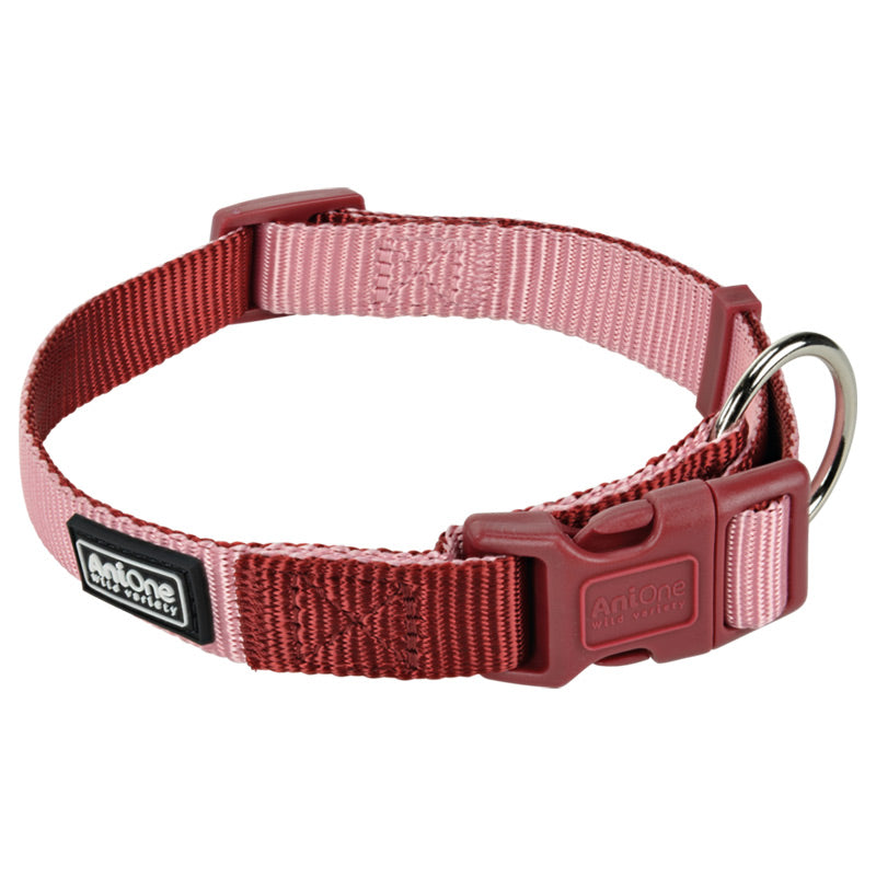 Nylonhalsbånd Classic Pink