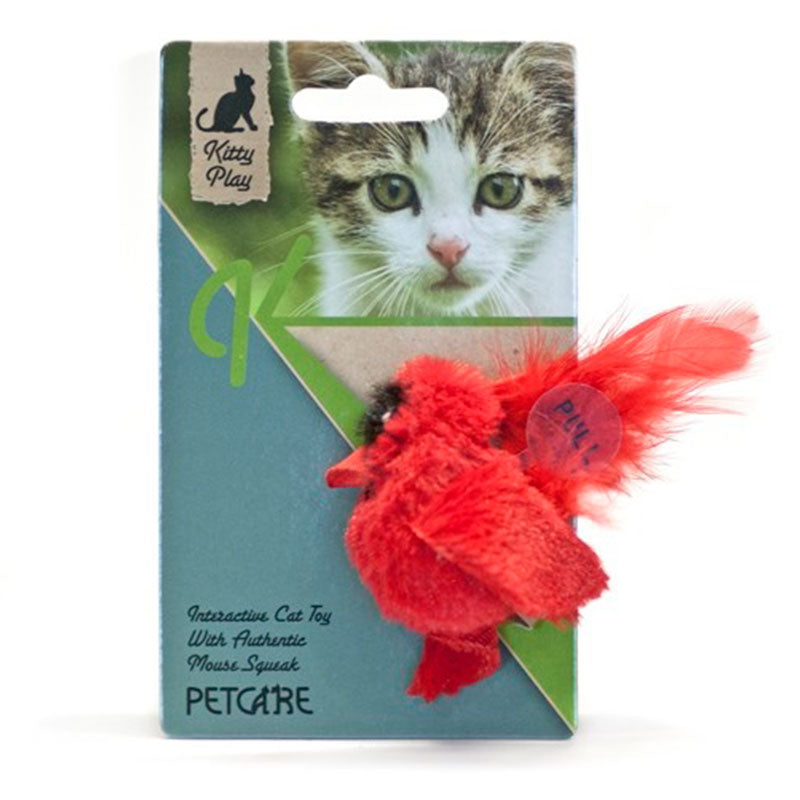 Plys-fugl m/fuglelyd KITTY PLAY