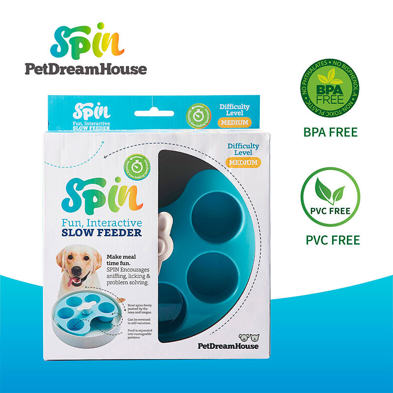 Interactive Feeder Palette M 25x9,2 cm blå - Maxi Zoo Danmark