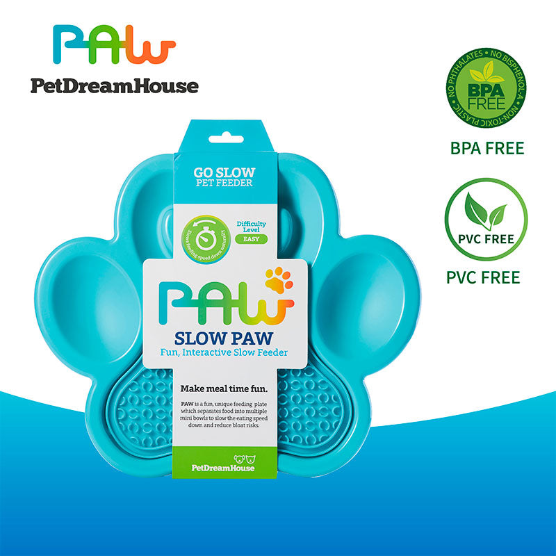 Slow Feeder Lick Pad 36x30x3 cm blå - Maxi Zoo Danmark