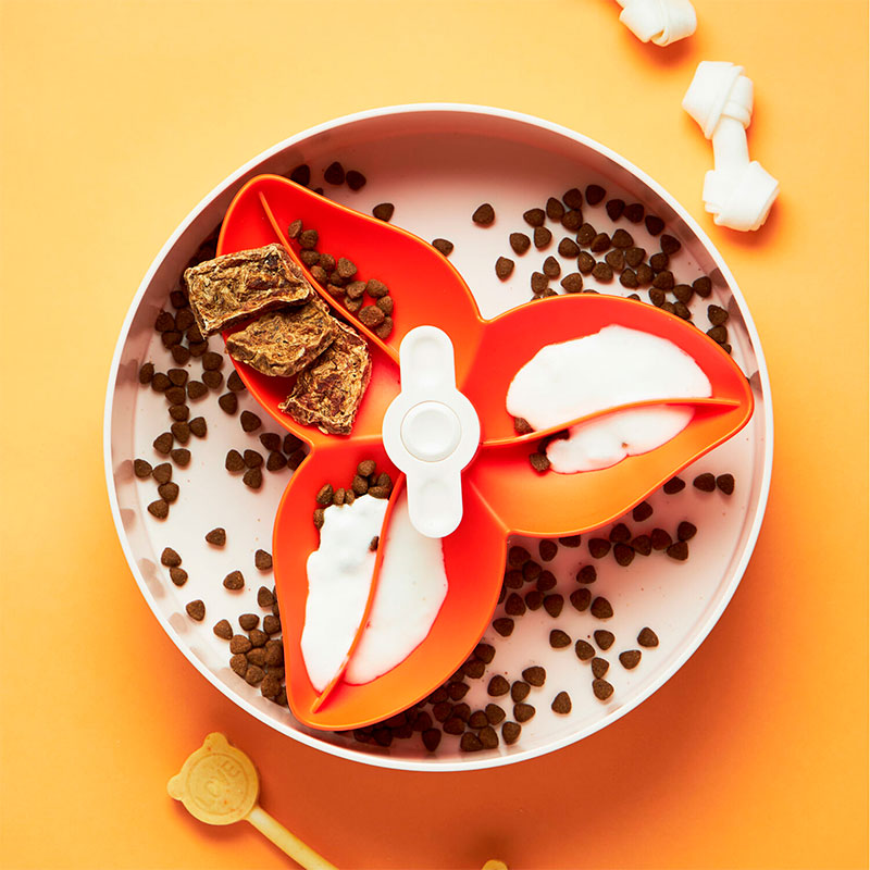 Interactive Feeder Bourgainvillea Easy 25x9,2 cm orange - Maxi Zoo Danmark