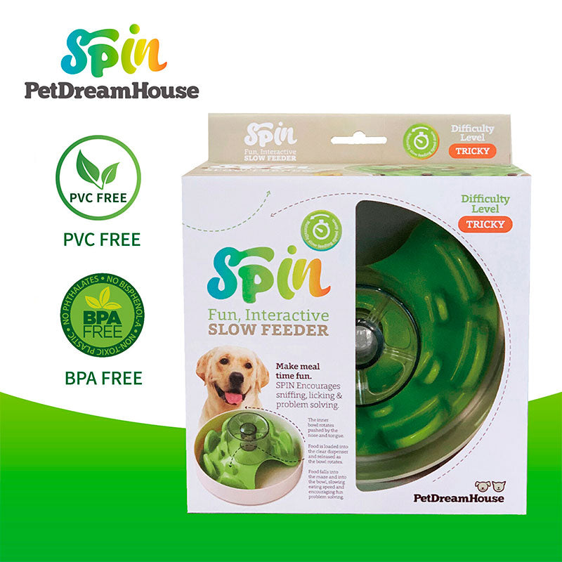 Interactive Feeder Ufo Maze Ufo maze 25x6 cm grøn - Maxi Zoo Danmark