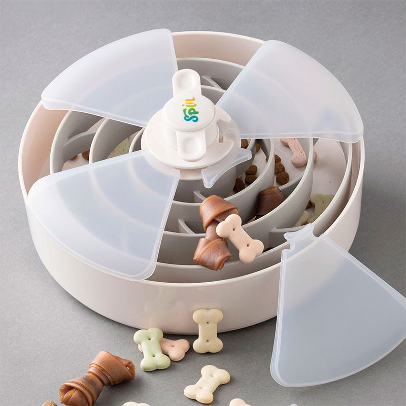 Interactive Feeder Spiral Spiral 25x6,5 cm grå - Maxi Zoo Danmark