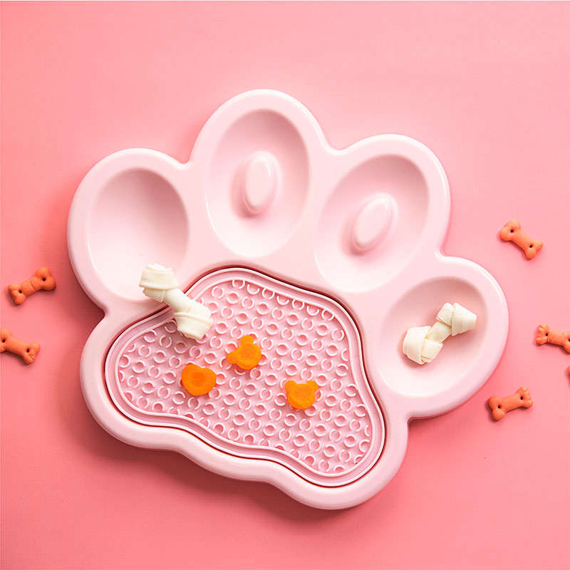 Slow Feeder Lick Pad 36x30x3 cm lyserød - Maxi Zoo Danmark