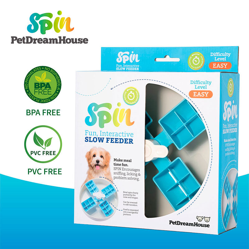 Interactive Windmill 25x9,2 cm blå - Maxi Zoo Danmark