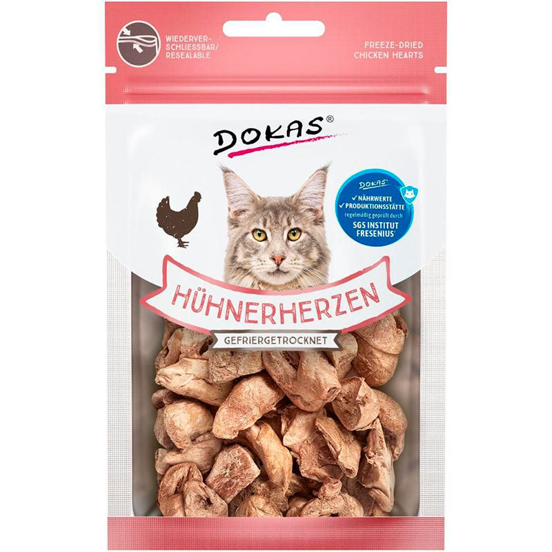 Kyllingehjerter frysetørrede 15 g