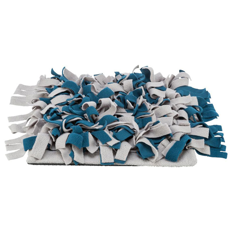 Snusetæppe 30x30 cm grå/blå