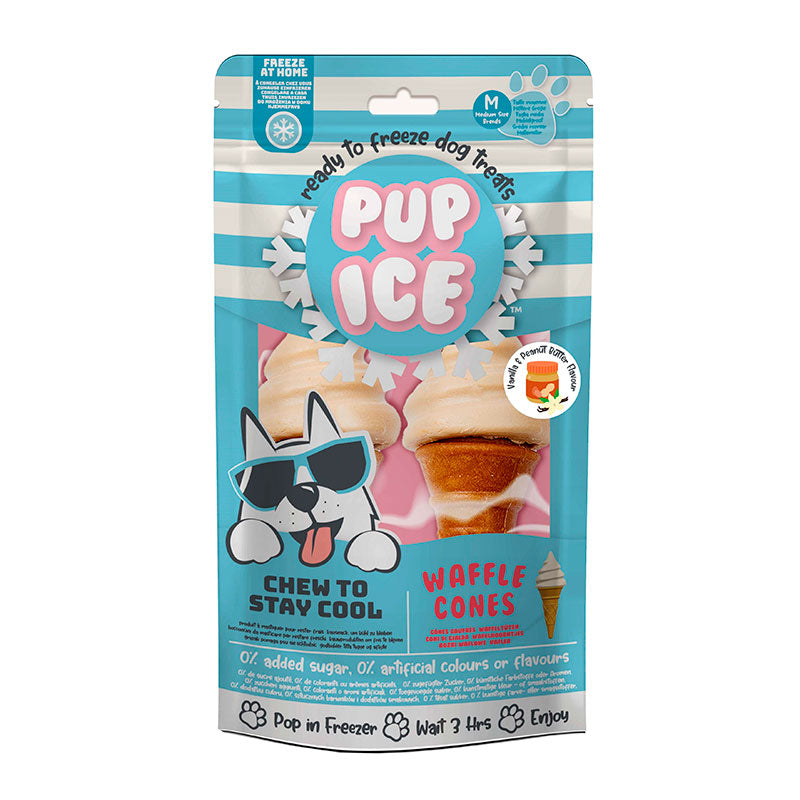 Vaffelis vanilje/peanut butter 2 stk