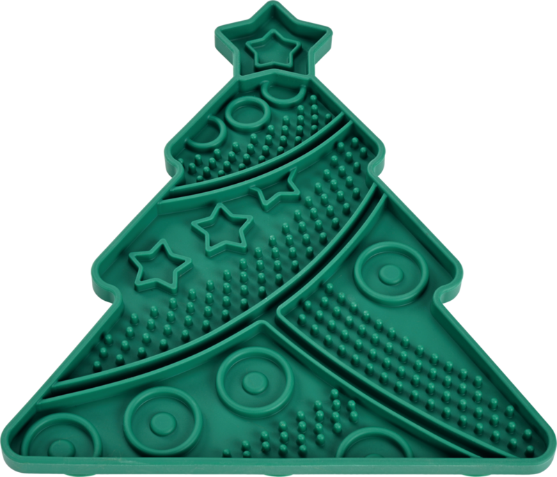 XMAS slikkemåtte juletræ 24x20,5 cm