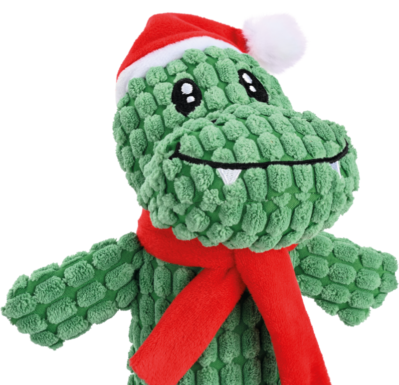XMAS krokodille L 30 cm