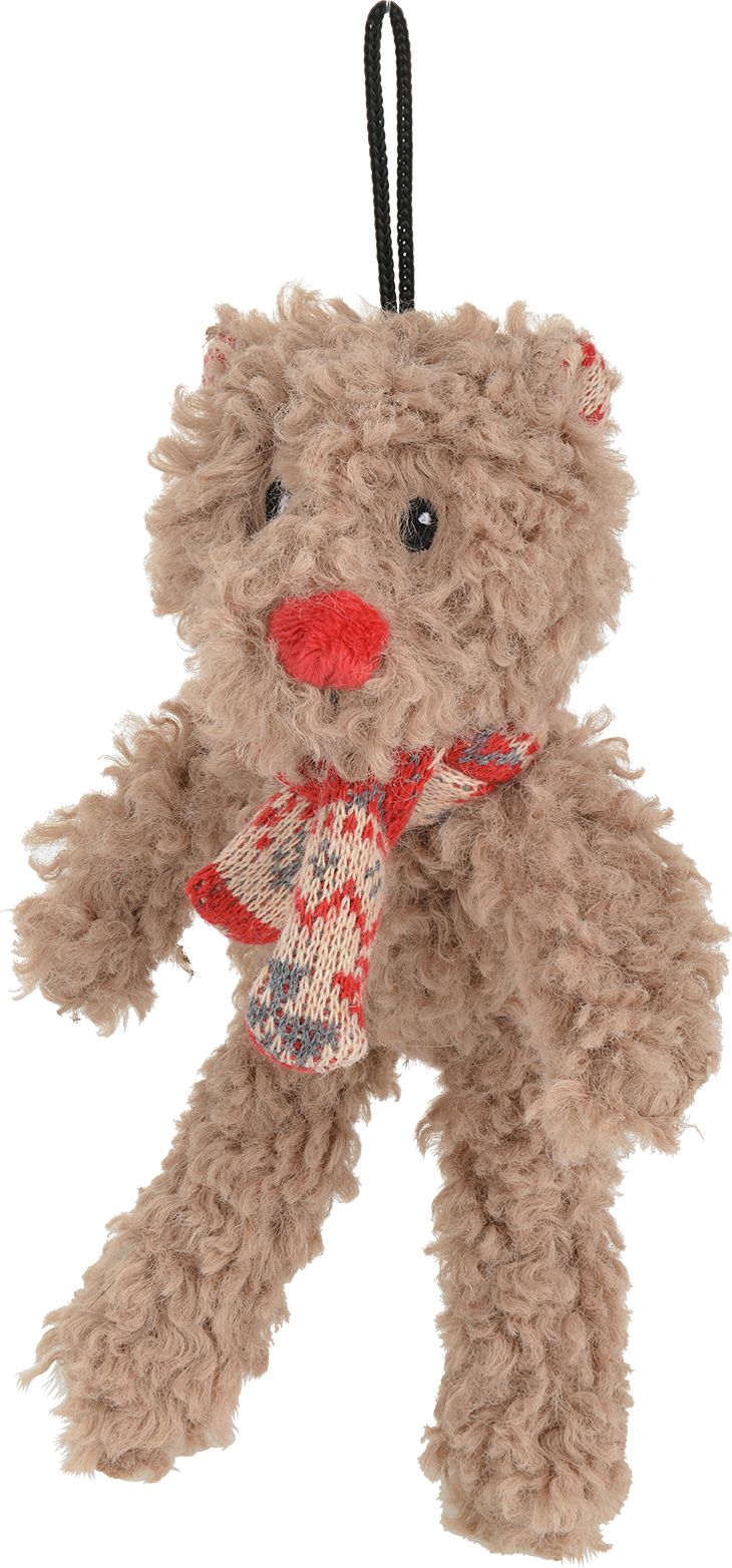 LIS plysbjørn S 19x13 cm