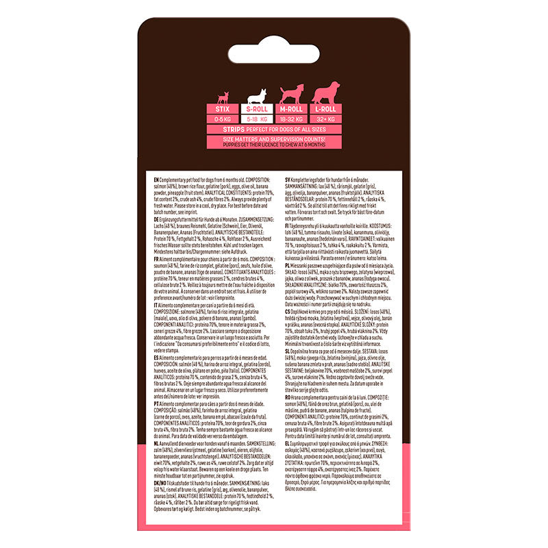 Chews laks small 2 stk 68 g