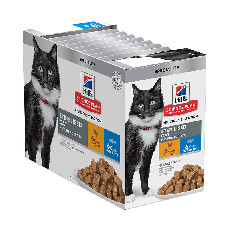 Mature, menuboks pouch kylling, havfisk 12x85 g.