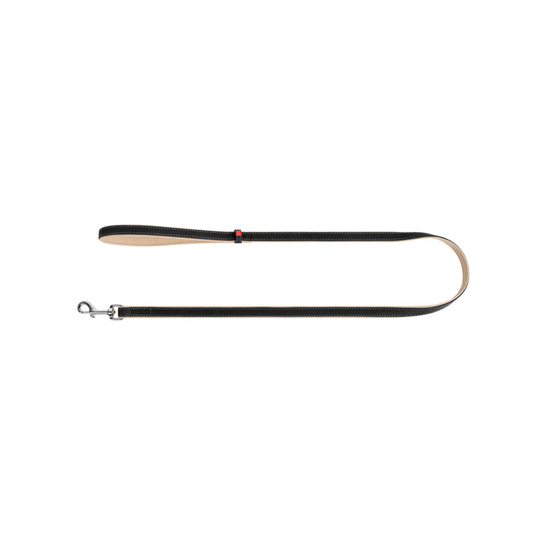 Læderline Soft Sort 18 mm - 122 cm