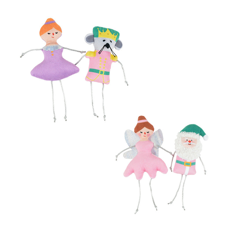 Plyslegetøj ballerina-sæt XMAS 2-pak, ass. Varianter