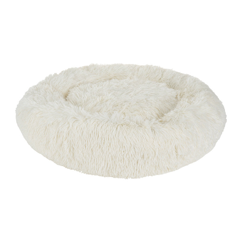 Hundeseng Fluffy donut M beige, ø70 cm