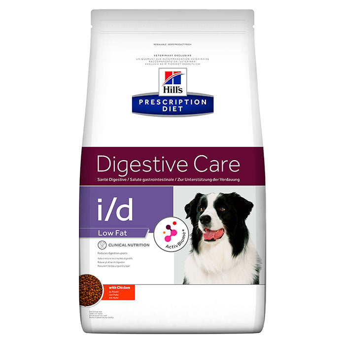 Diætetisk fuldfoder Digestive Care i/d Low Fat 12 kg