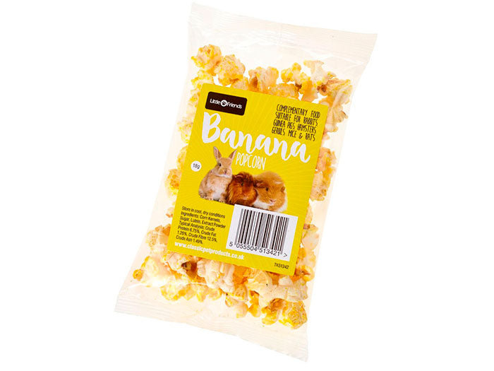 Little Friend Banan Popcorn 18 g