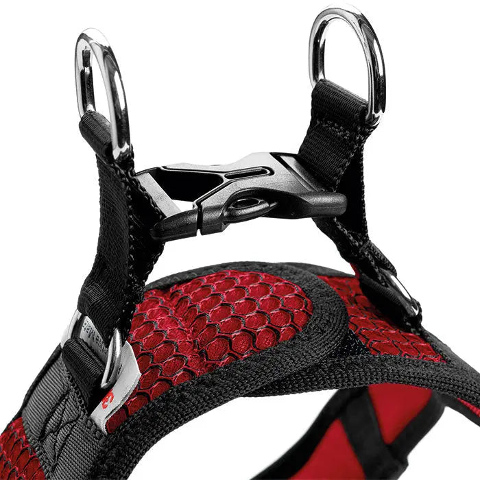 Hunter Hilo Comfort Hundesele hals 35-37cm bryst 36-40cm rød - Maxi Zoo Danmark