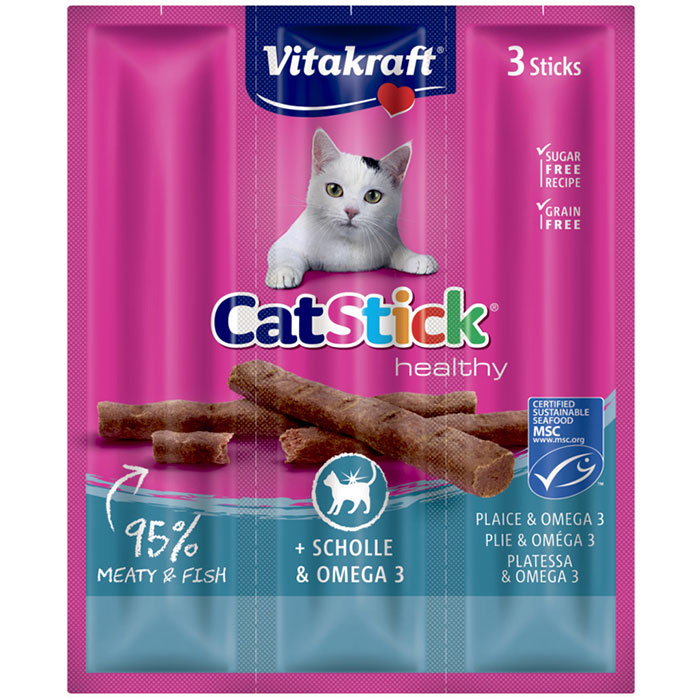 Cat Stick Healthy rødspætte 3x6 g