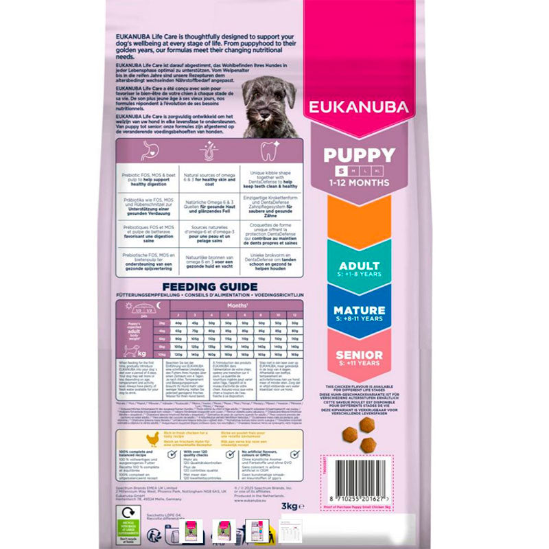 Growing Puppy small Kylling 3 kg