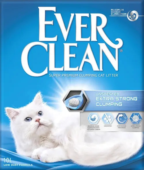 Kattegrus Extra Strength Unscented klumpende10 l EVER CLEAN