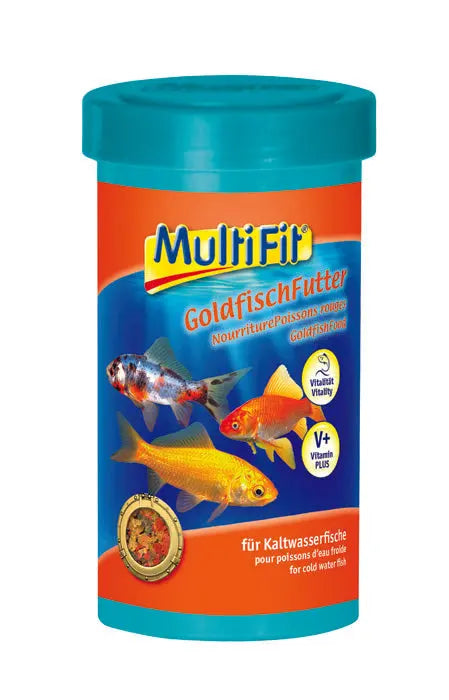 Køb MULTIFIT Guldfiskefoder 250 ml her– Maxi Zoo Danmark
