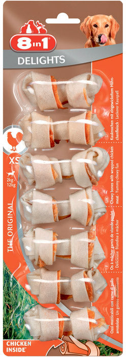 Tyggeben Delights X-Small kylling 7 stk