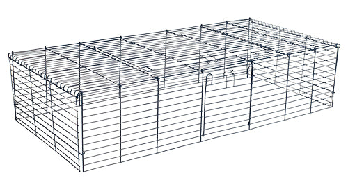 Saml selv bur gitter 102,4 x 51,8 x 26,3 cm blå