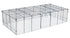Saml selv bur gitter 102,4 x 51,8 x 26,3 cm blå