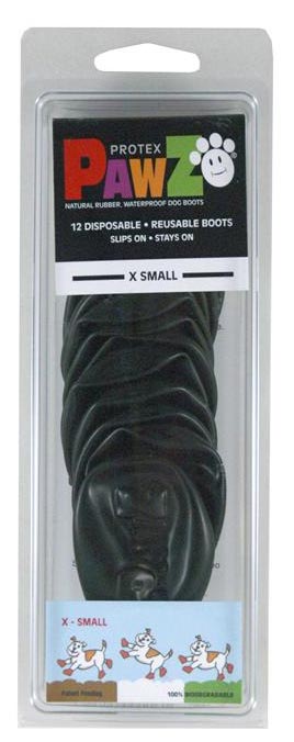 Hundesko x-small 5,1 cm sort