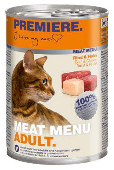 Adult Meat Menu, dåse okse & kylling 400 g