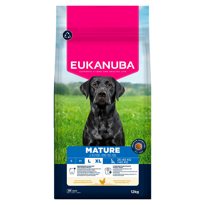 Mature & Senior large kylling 12 kg