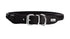 Læder rund halsbånd Elg 41-46 cm 10 mm bred sort - Maxi Zoo Danmark