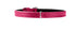 Læderhalsbånd Tiny Petit 16,5-20,5 cm x 0,8 cm pink