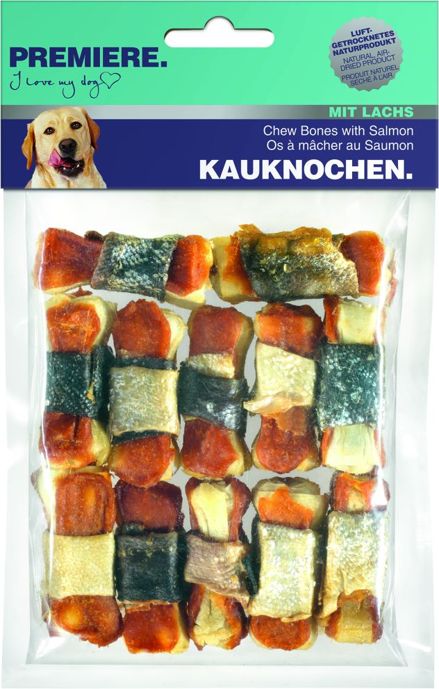 Tyggeben laks 12 stk 120 g
