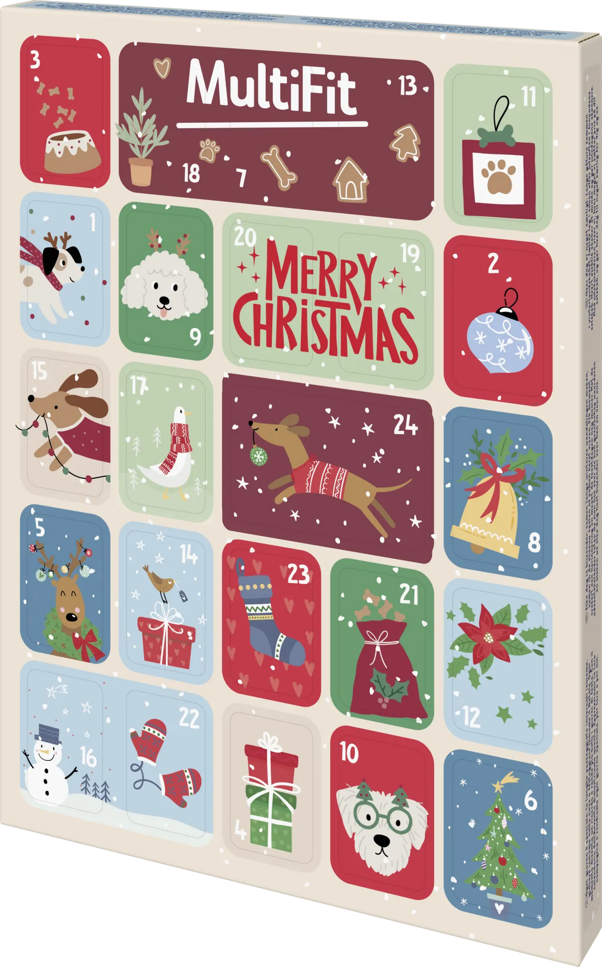 Adventskalender til hund 250 g