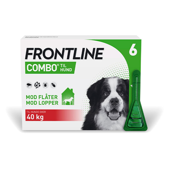 Flåt-og Loppemiddel Combo vet over 40 kg 6x4,02ml til hund
