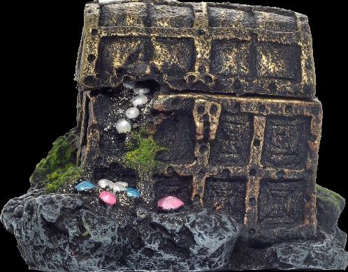 Akvariedekoration Skattekiste11 x 14 x 12 cm