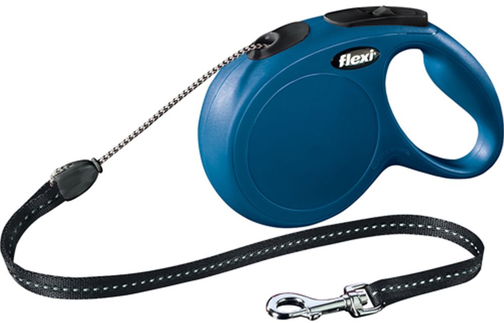 Hundesnor New Classic medium 8 m < 20 kg blå