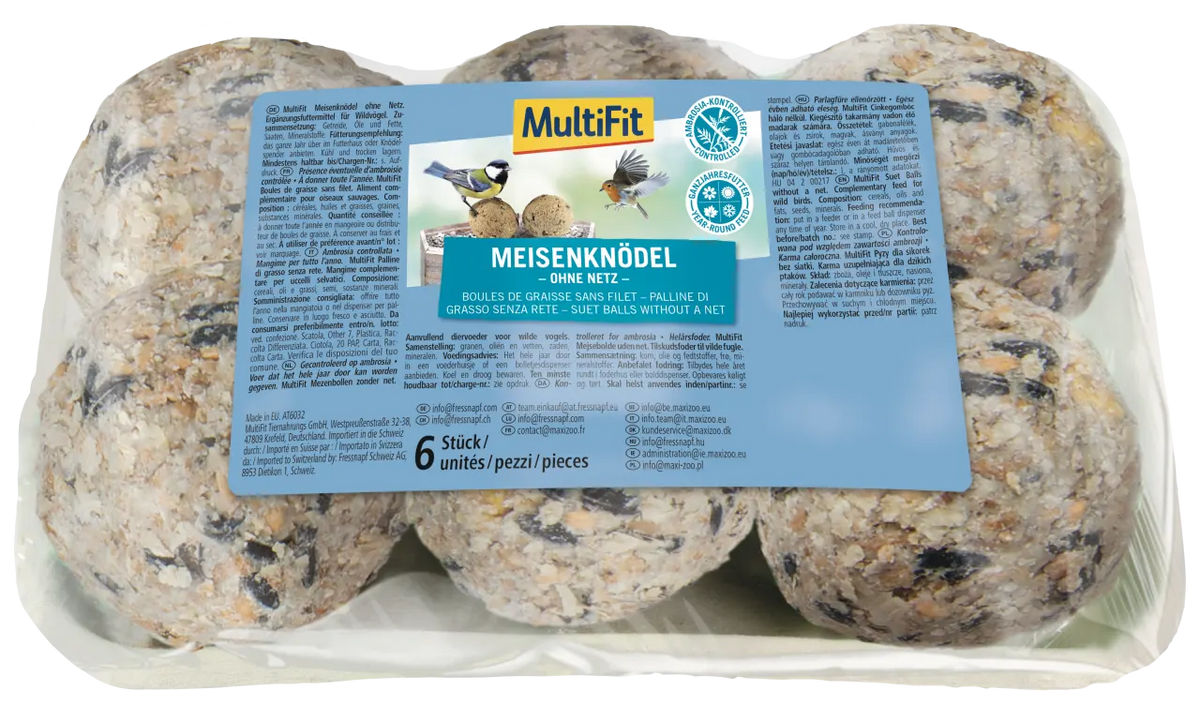 Mejsebolde u/net 6 stk, 500 g