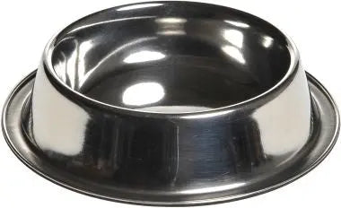 Rustfriskål flad med antislip 200 ml - Maxi Zoo Danmark