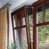Vindues beskyttelsesgitter siden 80 x 19 cm hvid