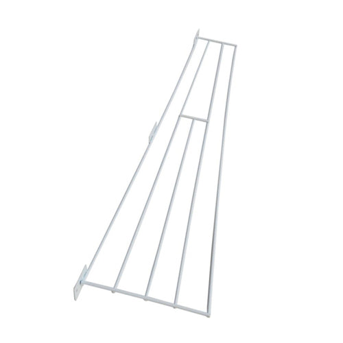 Vindues beskyttelsesgitter siden 80 x 19 cm hvid