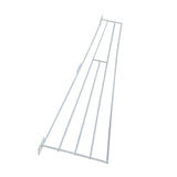 Vindues beskyttelsesgitter siden 80 x 19 cm hvid