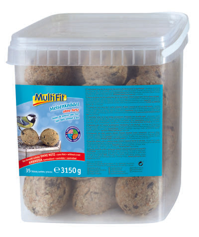 Mejsebolde uden net i spand 35 x 90 g