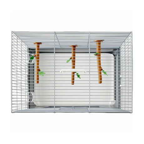 Fuglebur Primo 46 x 32 x 48 cm grå
