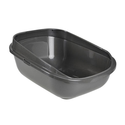 Kattebakkem/høj si kant 43x57x25cm grå